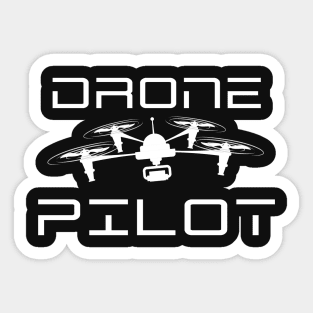 Drone Pilot design With Quadcopter Tee Gift Sticker